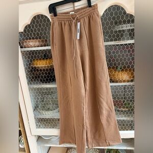 VS PINK Ivy Fleece Wide Leg Sweat Pants NWT XS